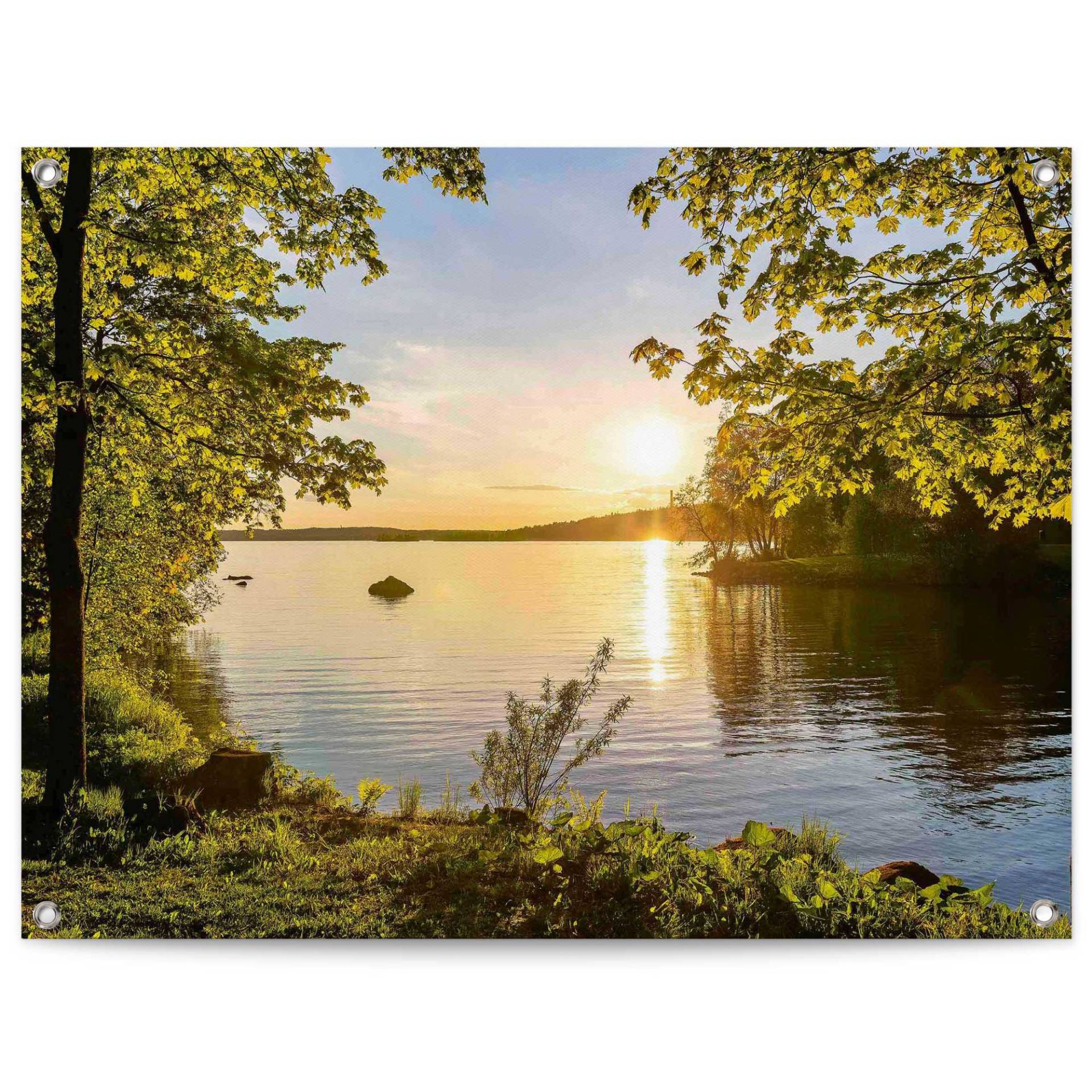 Reinders Poster "Sonnenuntergang am See" von Reinders!