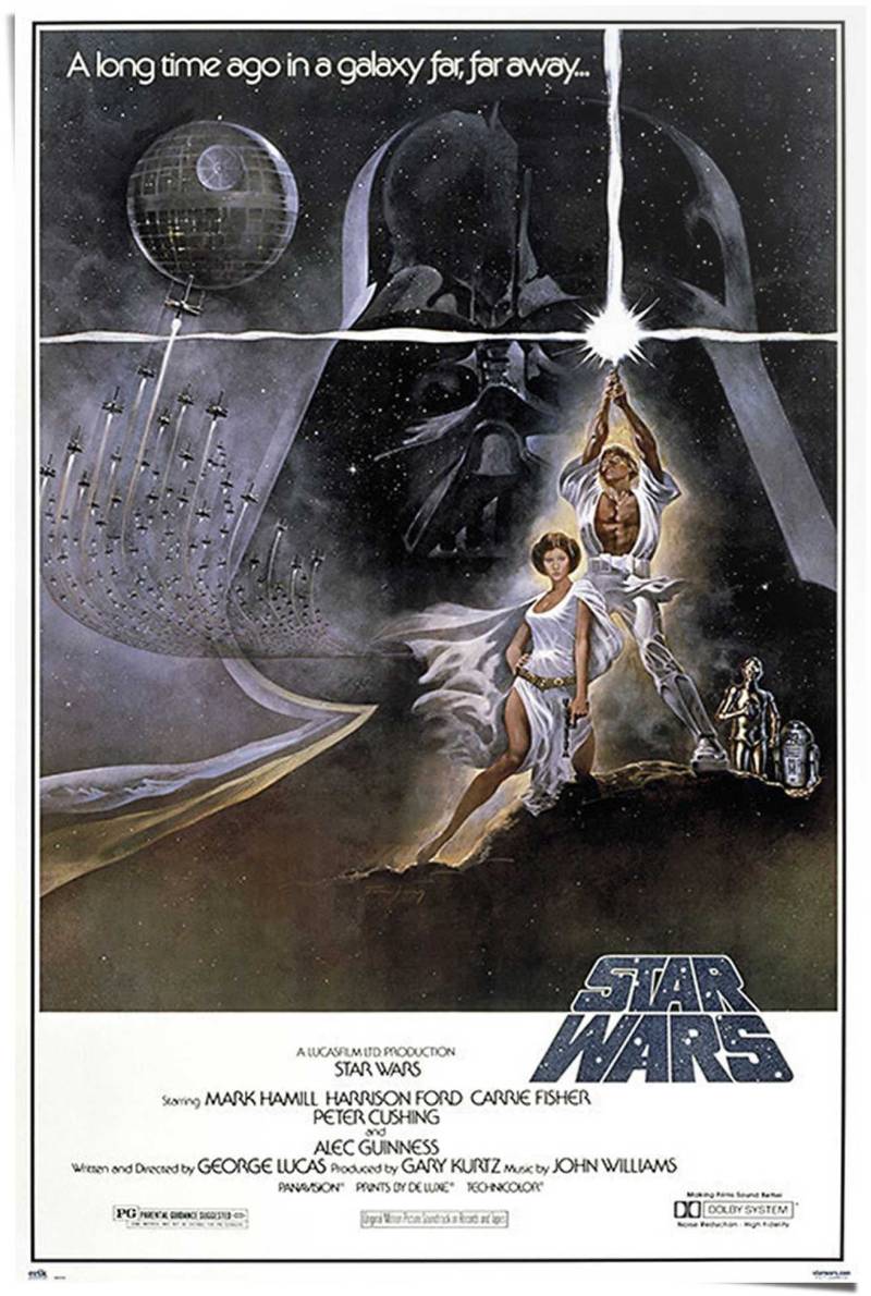 Reinders Poster "Star Wars - a new hope" von Reinders!