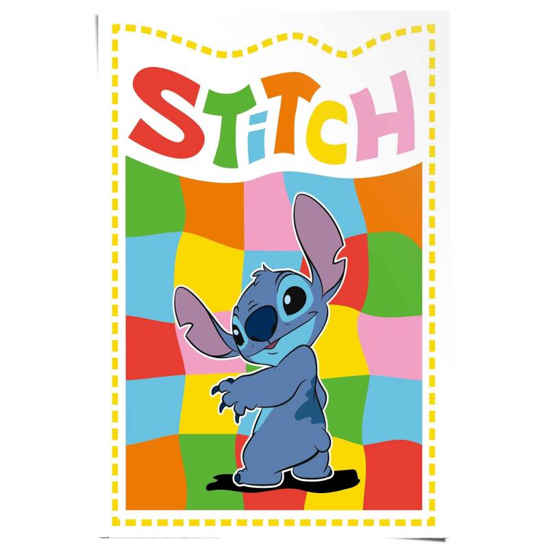Reinders Poster "Stitch - chequered Stitch" von Reinders!