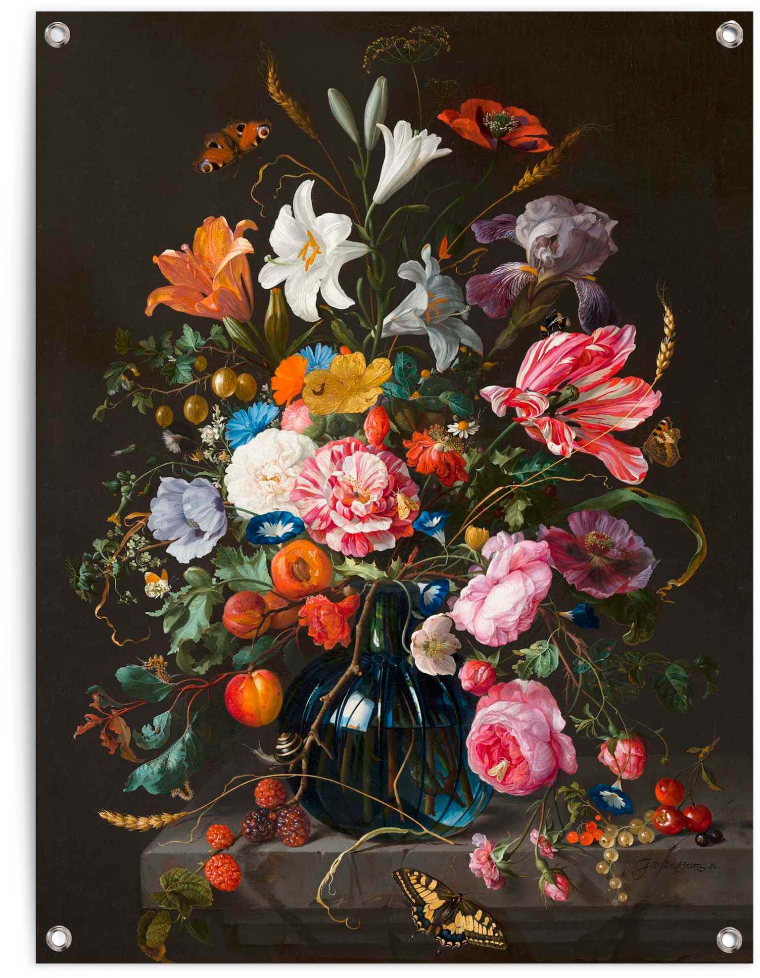 Reinders Poster "Vase mit Blumen" von Reinders!