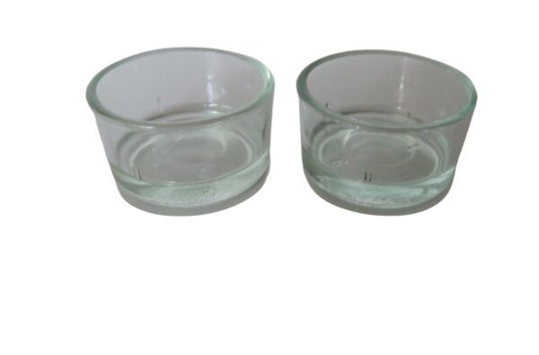 ReineNatur Teelichtglas – Halter für Teelichter – 2er – Set ReineNatur Teelichtglas – Halter für Teelichter – 2er – Set von ReineNatur