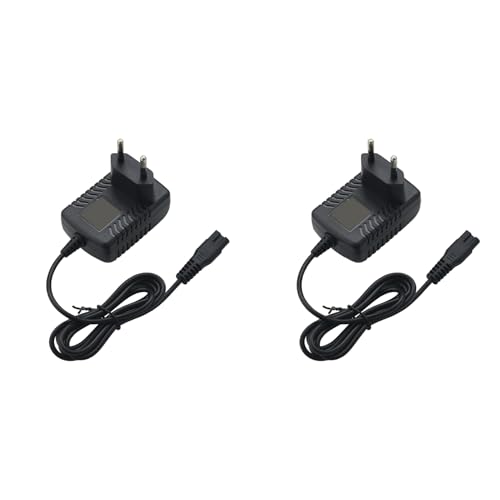 Reinscer 2X 2,4 V 3,6 V Ladegerät Eu Stecker Netzteil Rasierer Ladegerät für Erwachsene, Kinder, Tier von Reinscer