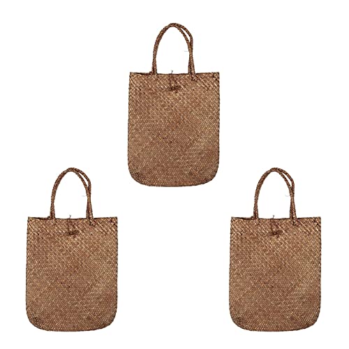 Reinscer 3X Frauen Mode Designer Spitze Handtaschen Tragetaschen Handtasche Wicker Rattan Tasche Schultertasche Reinscer 3X Frauen Mode Designer Spitze Handtaschen Tragetaschen Handtasche Wicker Rattan Tasche Schultertasche von Reinscer