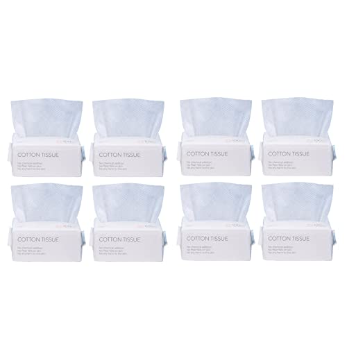 Reinscer 800PCS Einweg-Waschhandtuch, Gesichtstuch Reinigen, Baumwolle Herstellen, Make-Up-Handtuch Entfernen, Gesichtstuch Waschen von Reinscer
