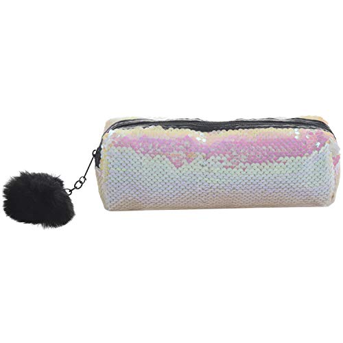 Reinscer Glaenzende Pailletten Grosse Maeppchen Schreibwaren Lagerung Stift Veranstalter Tasche Schule Buero Bedarf Kosmetik Halter Fuer Geschenk Pulver + von Reinscer
