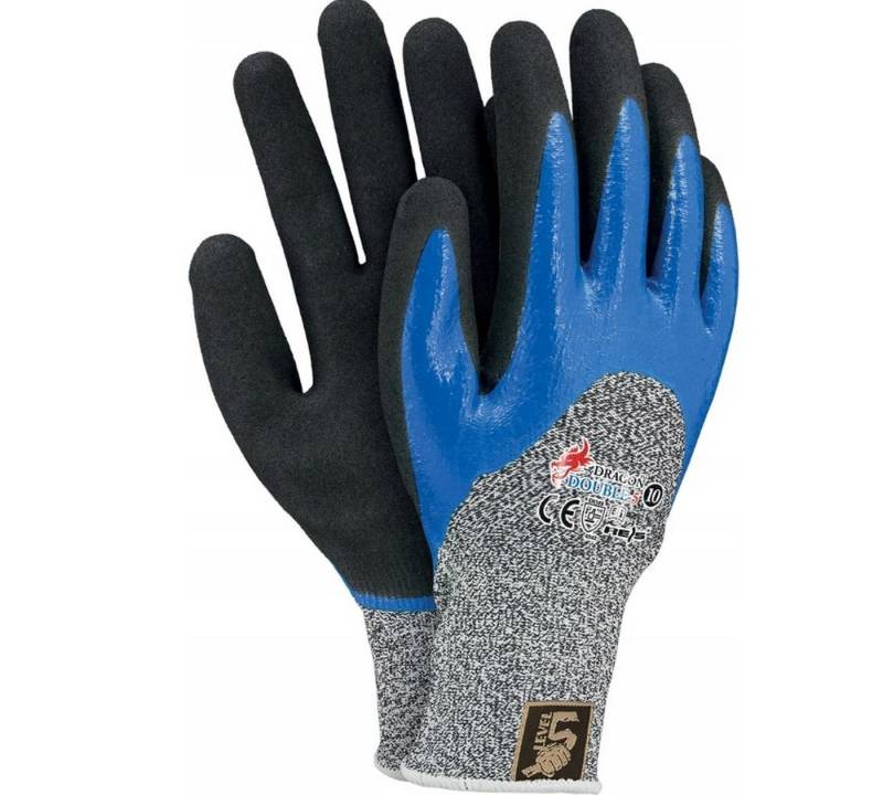 Reis Arbeitshandschuhe Arbeitshandschuhe Handschuhe Dragon Double-5 Gr. 10 von Reis