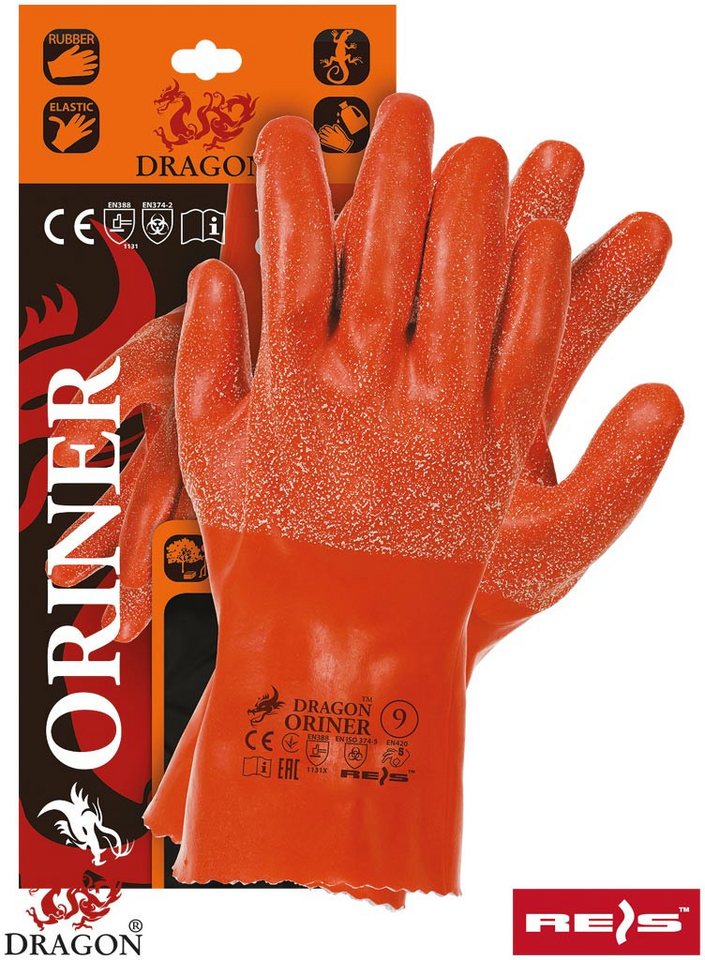 Reis Arbeitshandschuhe Arbeitshandschuhe Handschuhe Schutzhandschuhe ORINER-P Gr. 10 von Reis