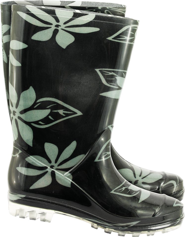 Reis Damen Gummistiefel PVC Blumenmuster Gummistiefel von Reis
