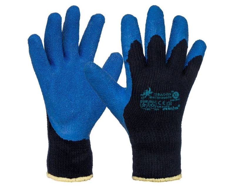 Reis Winter-Arbeitshandschuhe Arbeit Winterhandschuhe Schutzhandschuhe Latex Acryl Warm Gefüttert von Reis