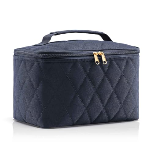 Reisenthel ML4110 COSMETIC CASE RHOMBUS MIDNIGHT GOLD Gym Bag Damen RHOMBUS MIDNIGHT GOLD Größe Unica von Reisenthel