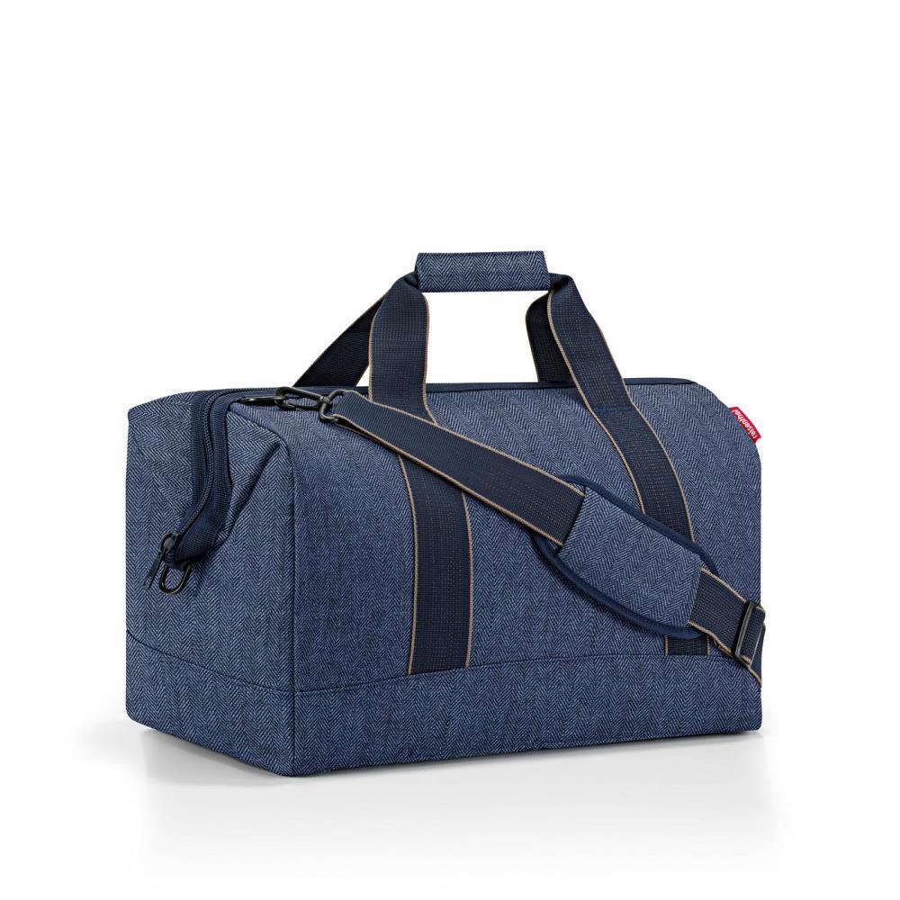 Reisenthel - Reisenthel Allrounder L Herringbone Dark Blue Reisetasche blau von Reisenthel