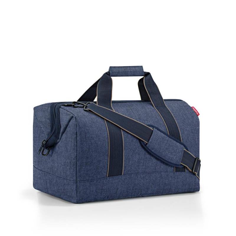 Reisenthel - Reisenthel Allrounder L Herringbone Dark Blue Reisetasche blau von Reisenthel