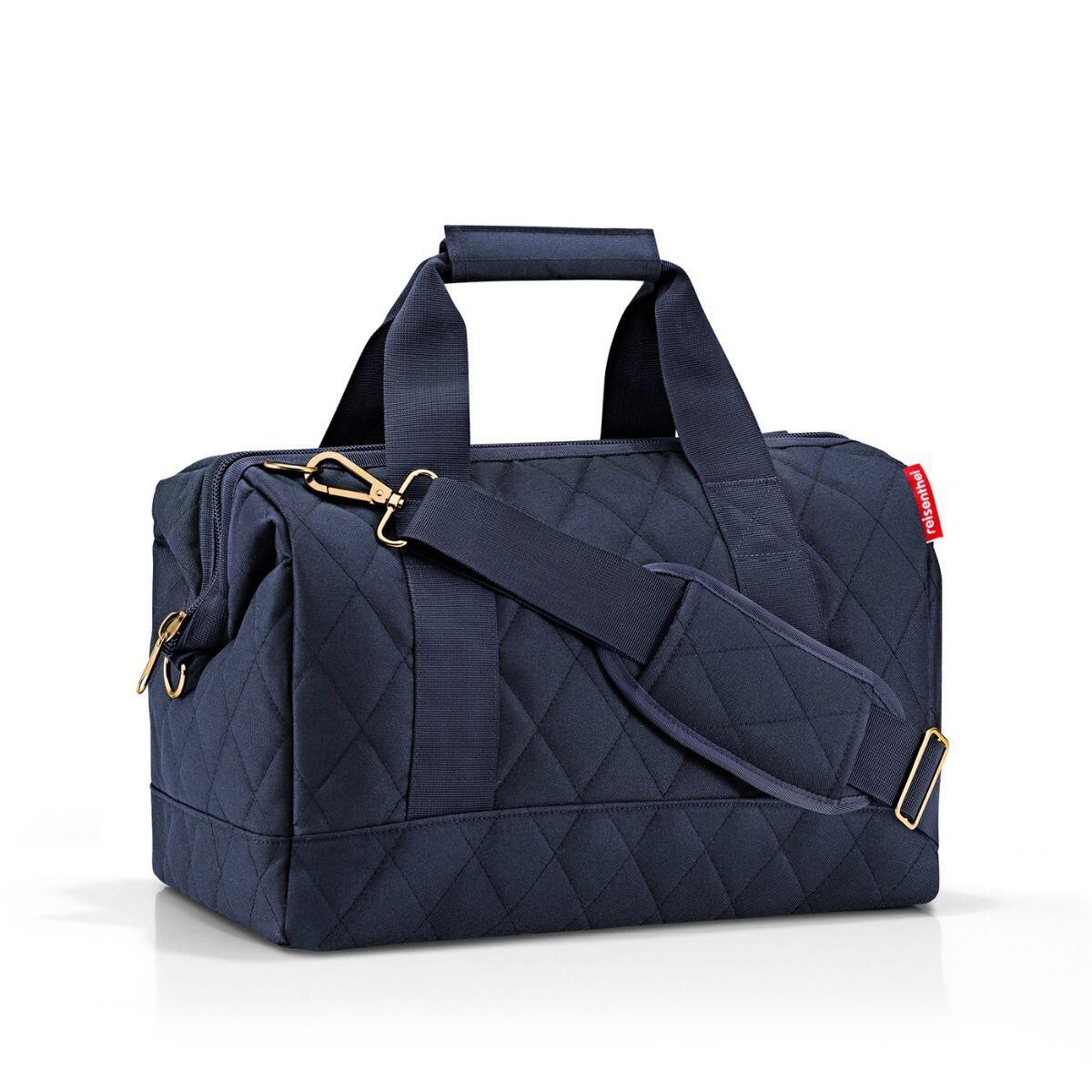 Reisenthel - Reisenthel Allrounder M Rhombus Midnight Gold Reisetasche blau von Reisenthel