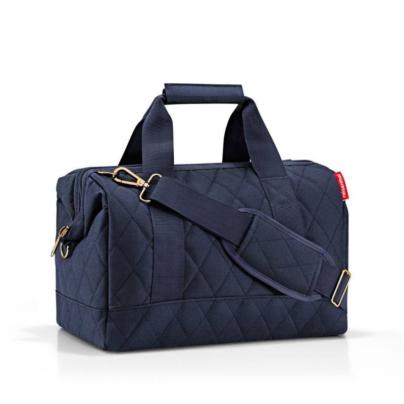 Reisenthel - Reisenthel Allrounder M Rhombus Midnight Gold Reisetasche blau von Reisenthel