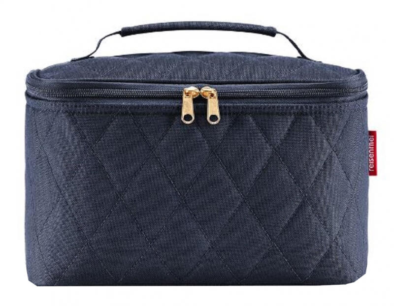 Reisenthel - Reisenthel Cosmetic Case Kosmetiktasche 4l rhombus midnight gold Blau von Reisenthel