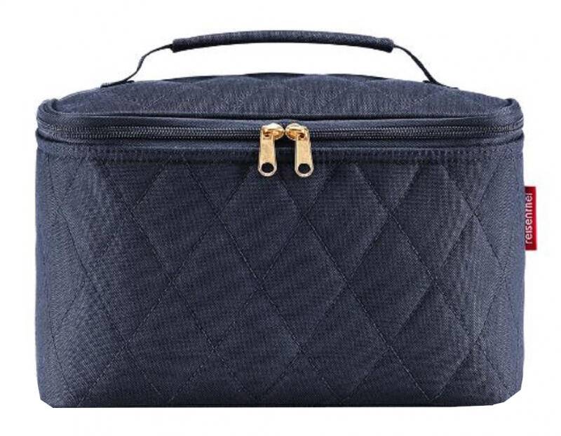 Reisenthel - Reisenthel Cosmetic Case Kosmetiktasche 4l rhombus midnight gold Blau von Reisenthel