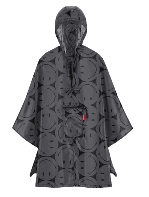 Reisenthel - Reisenthel Mini Maxi Poncho Smiley Grey Grau von Reisenthel