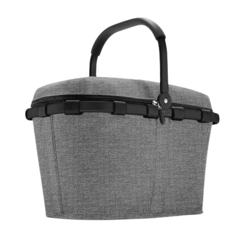 Reisenthel - Reisenthel carrybag iso Einkaufskorb mit Alurahmen twist silver Grau von Reisenthel
