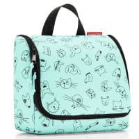 Reisenthel Toiletbag Kids Cats and Dogs Mint von Reisenthel