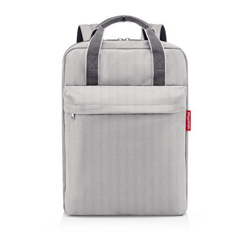 Reisenthel - allday backpack M herringbone grey herringbone grey von Reisenthel