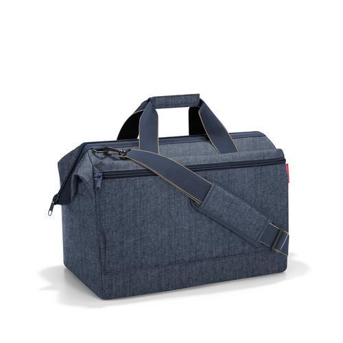 Reisenthel - allrounder L pocket herringbone dark blue - Gr. - L von Reisenthel