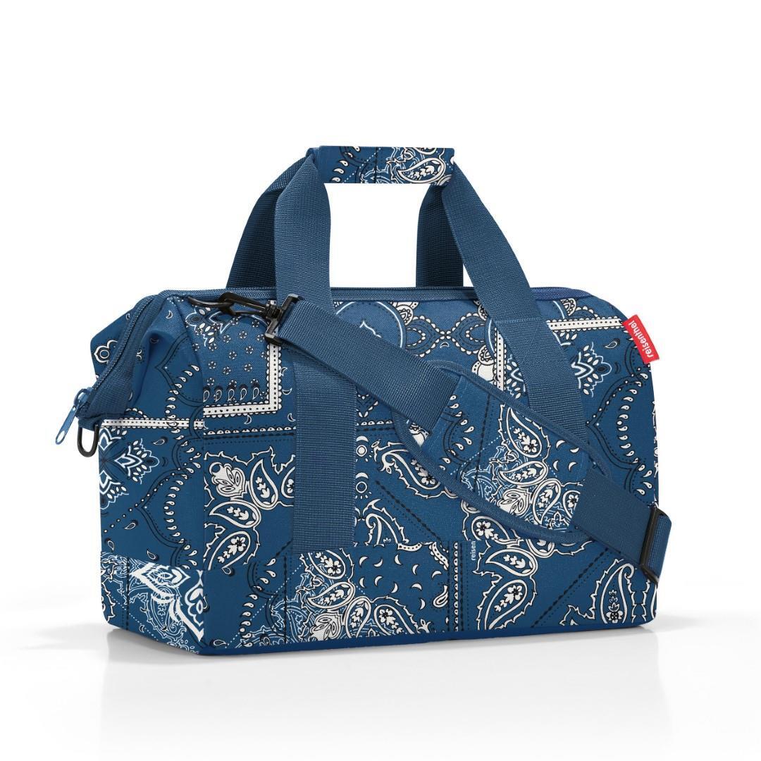 Reisenthel - TRAVELLING Reisetasche Mit Rv. Allrounder M Bandana Blue Blau - Gr. - M von Reisenthel