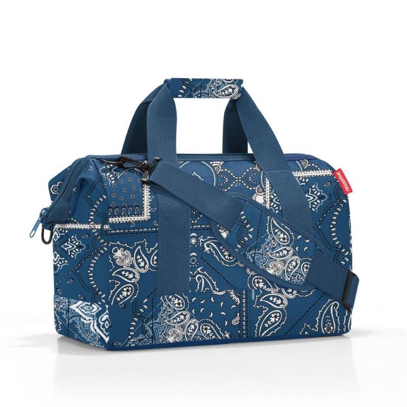 Reisenthel - TRAVELLING Reisetasche Mit Rv. Allrounder M Bandana Blue Blau - Gr. - M von Reisenthel
