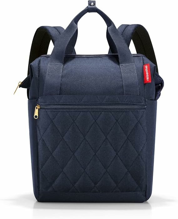 Tagesrucksack R Rhombus Midnight Gold von Reisenthel