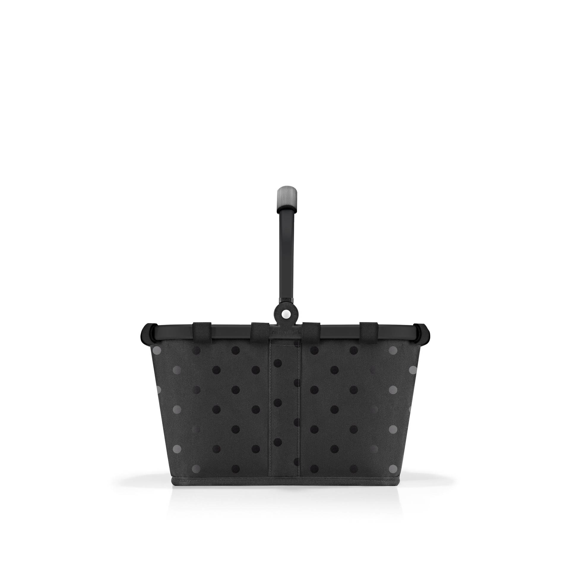 Reisenthel - carrybag XS frame glossy dots black Schwarz - Gr. - XS von Reisenthel