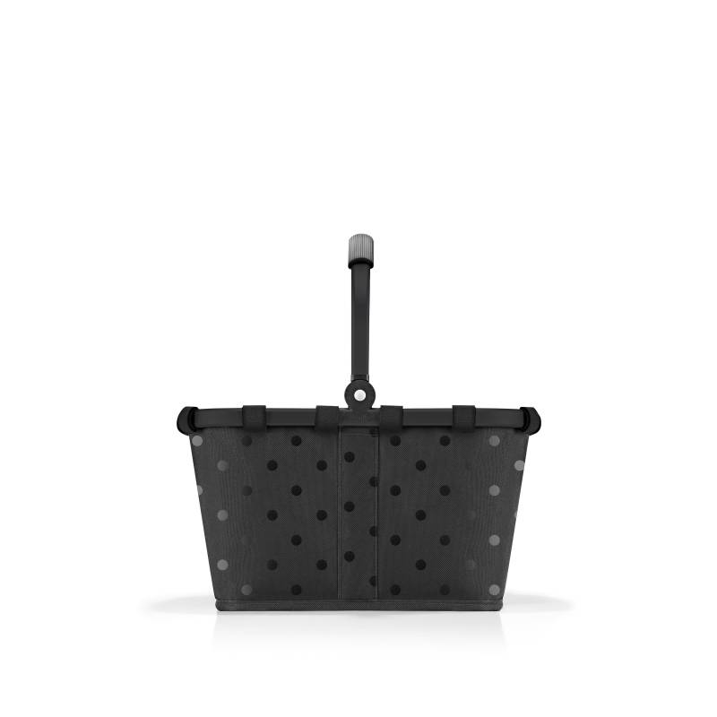 Reisenthel - carrybag XS frame glossy dots black Schwarz - Gr. - XS von Reisenthel