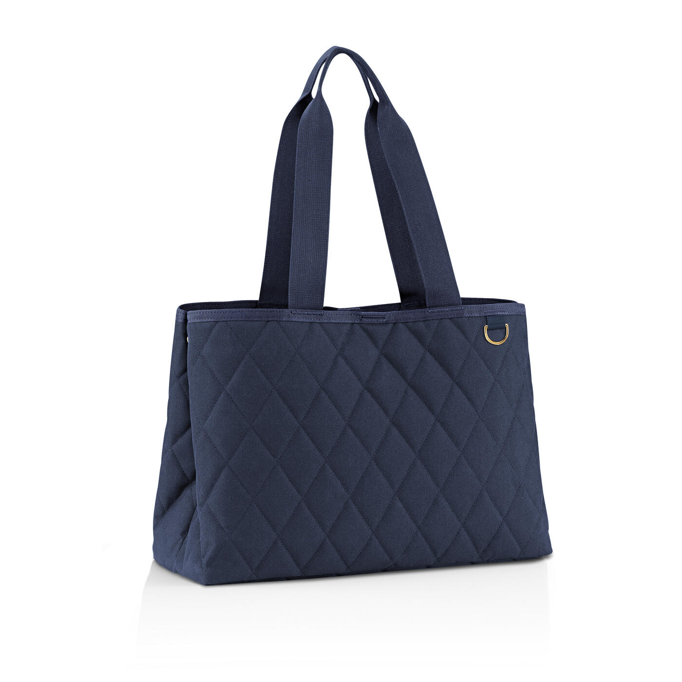 Reisenthel - classic shopper L rhombus midnight gold Blau von Reisenthel