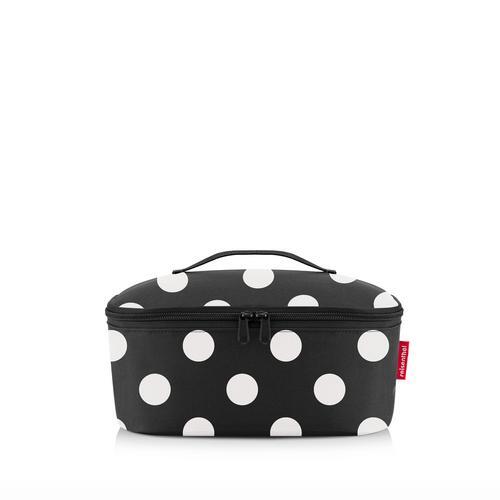 Reisenthel - coolerbag M pocket dots white schwarz/weiß von Reisenthel