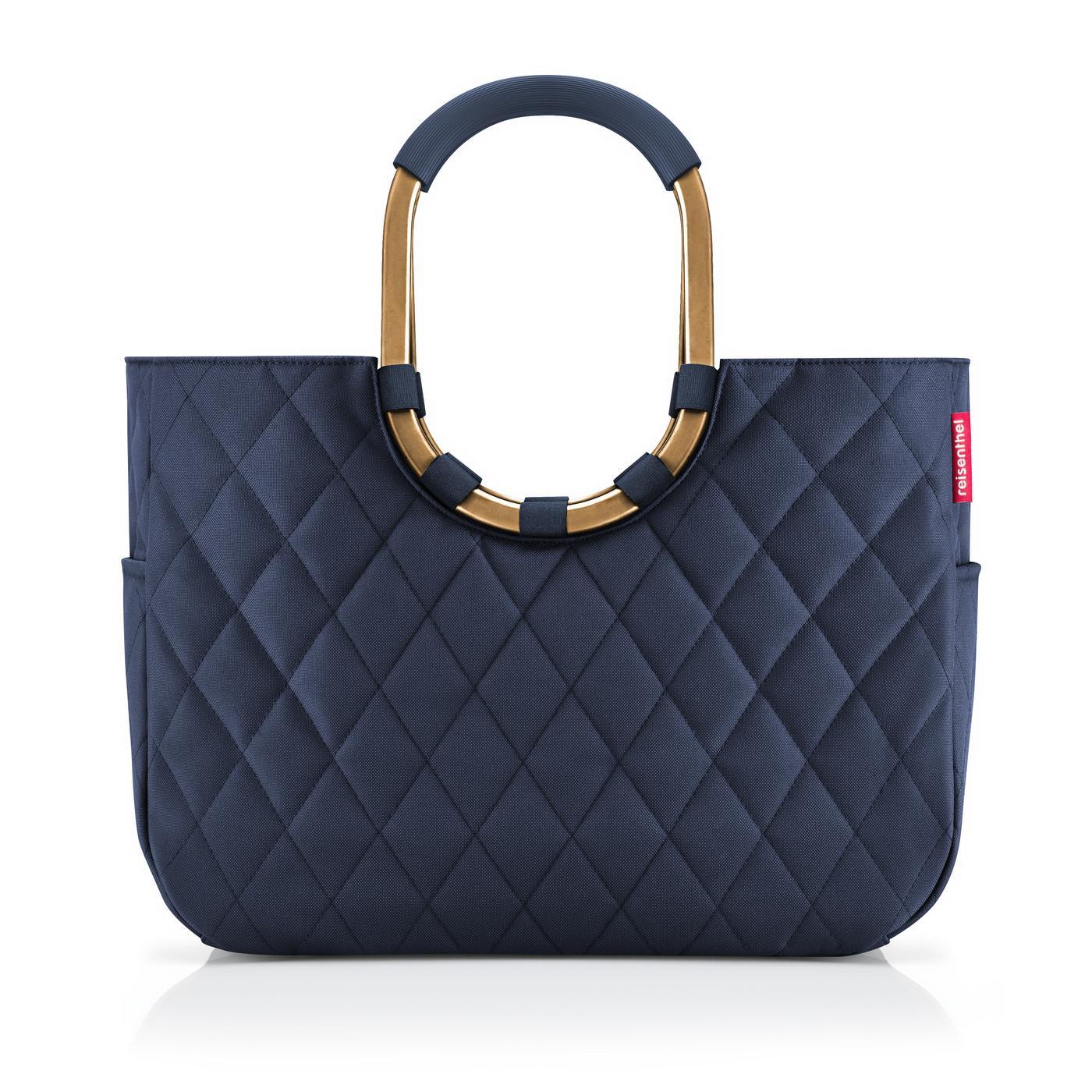 Reisenthel - loopshopper L frame rhombus midnight gold von Reisenthel