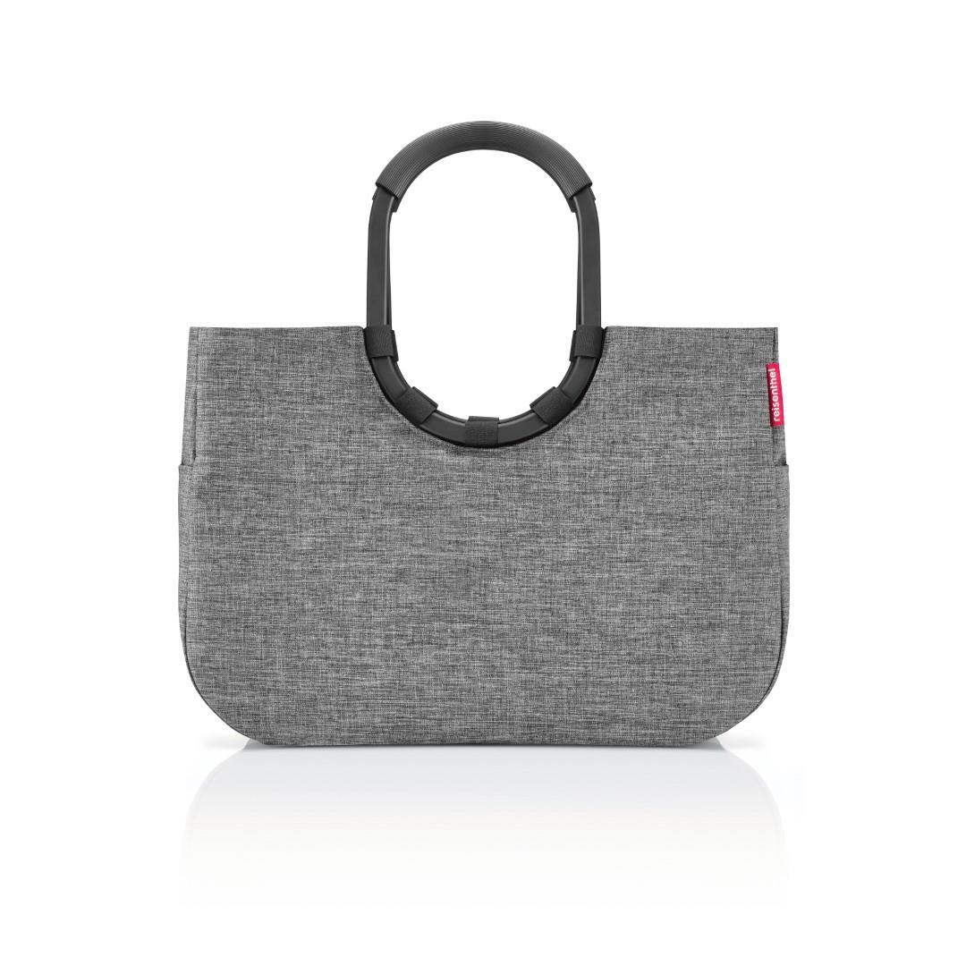 Reisenthel - loopshopper L frame twist silver Grau - Gr. - L von Reisenthel