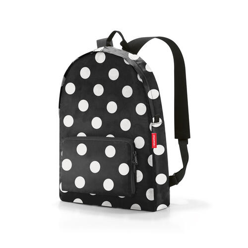 Reisenthel - mini maxi rucksack dots white schwarz/weiß von Reisenthel