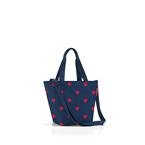 reisenthel shopper Geräumige Shopping Bag und edle Handtasche in einem Aus wasserabweisendem Material, Couleur:mixed dots red von reisenthel