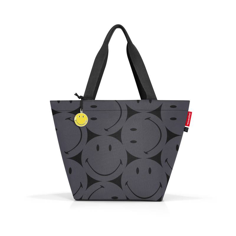 Reisenthel - shopper M smiley grey Grau - Gr. - M von Reisenthel