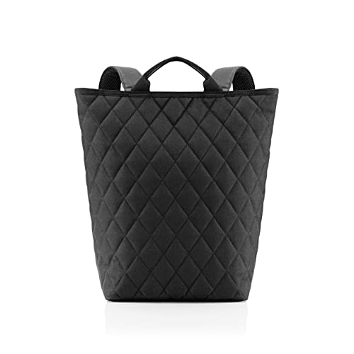 reisenthel shopper-backpack rhombus black - urbaner und stylischer Rucksack, Laptopfach, modernes Design, Farbe:rhombus black von reisenthel