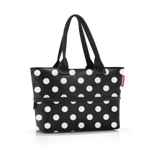Reisenthel - shopper e1 dots white schwarz/weiß von Reisenthel