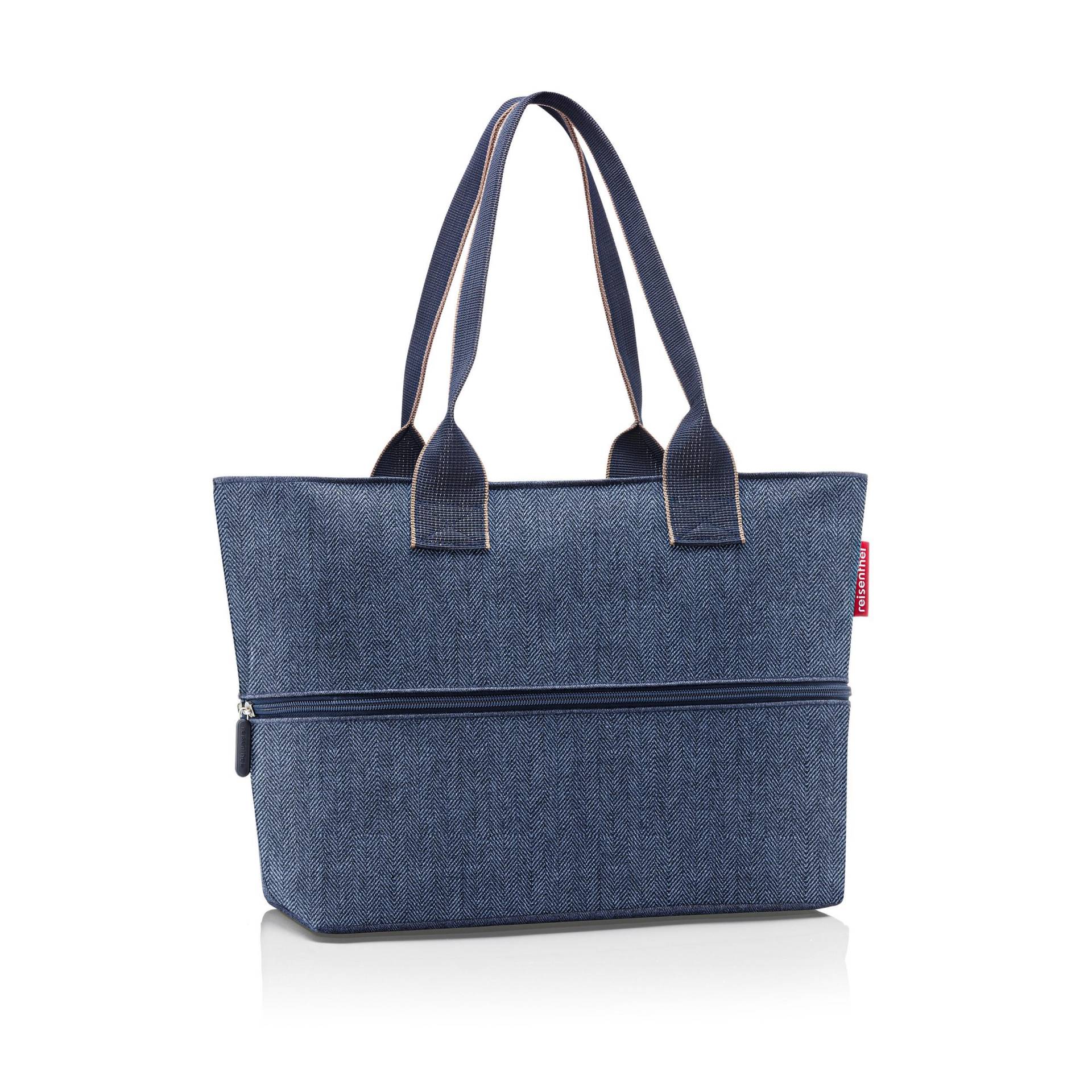 Reisenthel - shopper e1 herringbone dark blue herringbone dark blue von Reisenthel