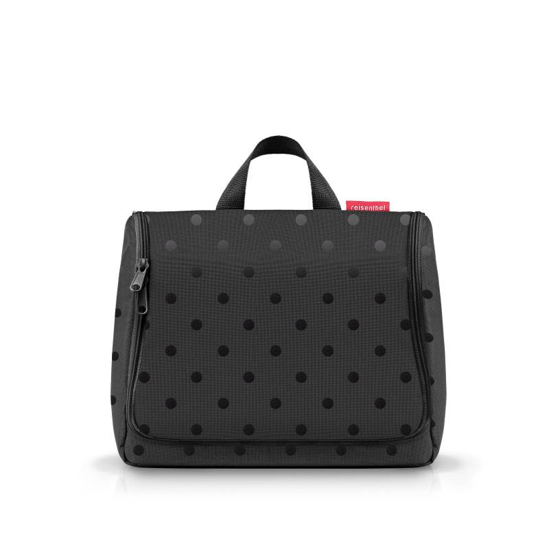 Reisenthel - toiletbag XL glossy dots black Schwarz von Reisenthel