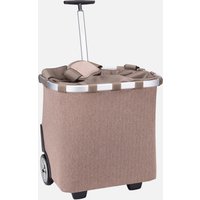 reisenthel - carrycruiser Herringbone Mokka - Einkaufstrolley  , 40 l von Reisenthel