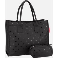 reisenthel - daily shopper set No.1 Glossy Dots Black - Shopper  , von Reisenthel