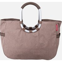 reisenthel - loopshopper L Herringbone Mokka - Einkaufskorb  , 25l von Reisenthel