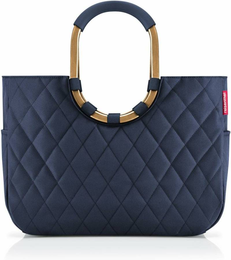 Loopshopper L Frame Rhombus Midnight Gold Blau von Reisenthel