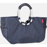 reisenthel - loopshopper M Herringbone Dark Blue - Einkaufskorb  , 12 l von Reisenthel