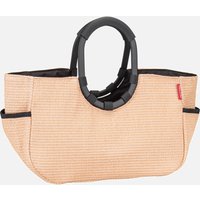 reisenthel - loopshopper M frame Raffia Black - Einkaufskorb  , 12 l von Reisenthel