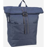 reisenthel - rolltop Herringbone Dark Blue - Rolltop Rucksack  , 22 l von Reisenthel