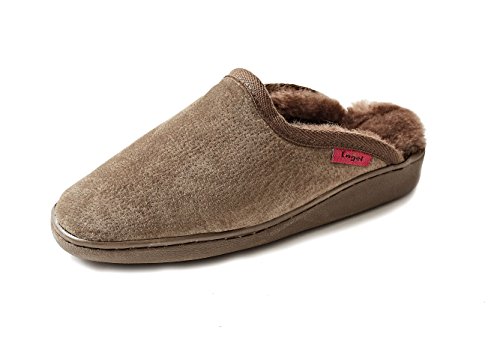 Reissner Lammfelle Hausschuhe MALTA Merino Lammfell Pantoffel Größe 47 Farbe braun von Reissner Lammfelle