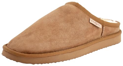Reissner Lammfelle | Engel Hausschuhe Island | Pantoffel | Innenfutter echtes Merino Lammfell | Camel 38 von Reissner Lammfelle